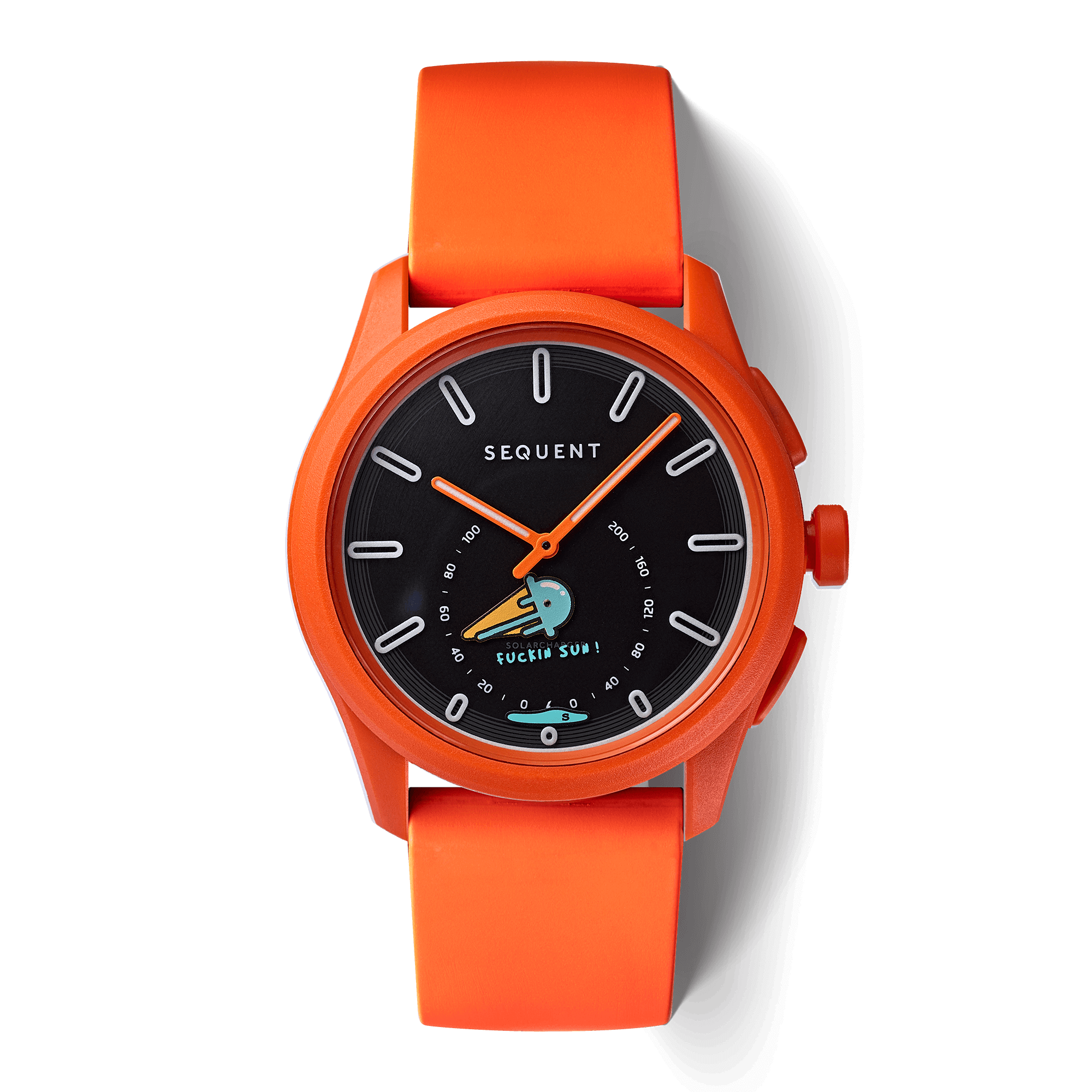 Watch Trunk - Togo Orange for 30 Watches
