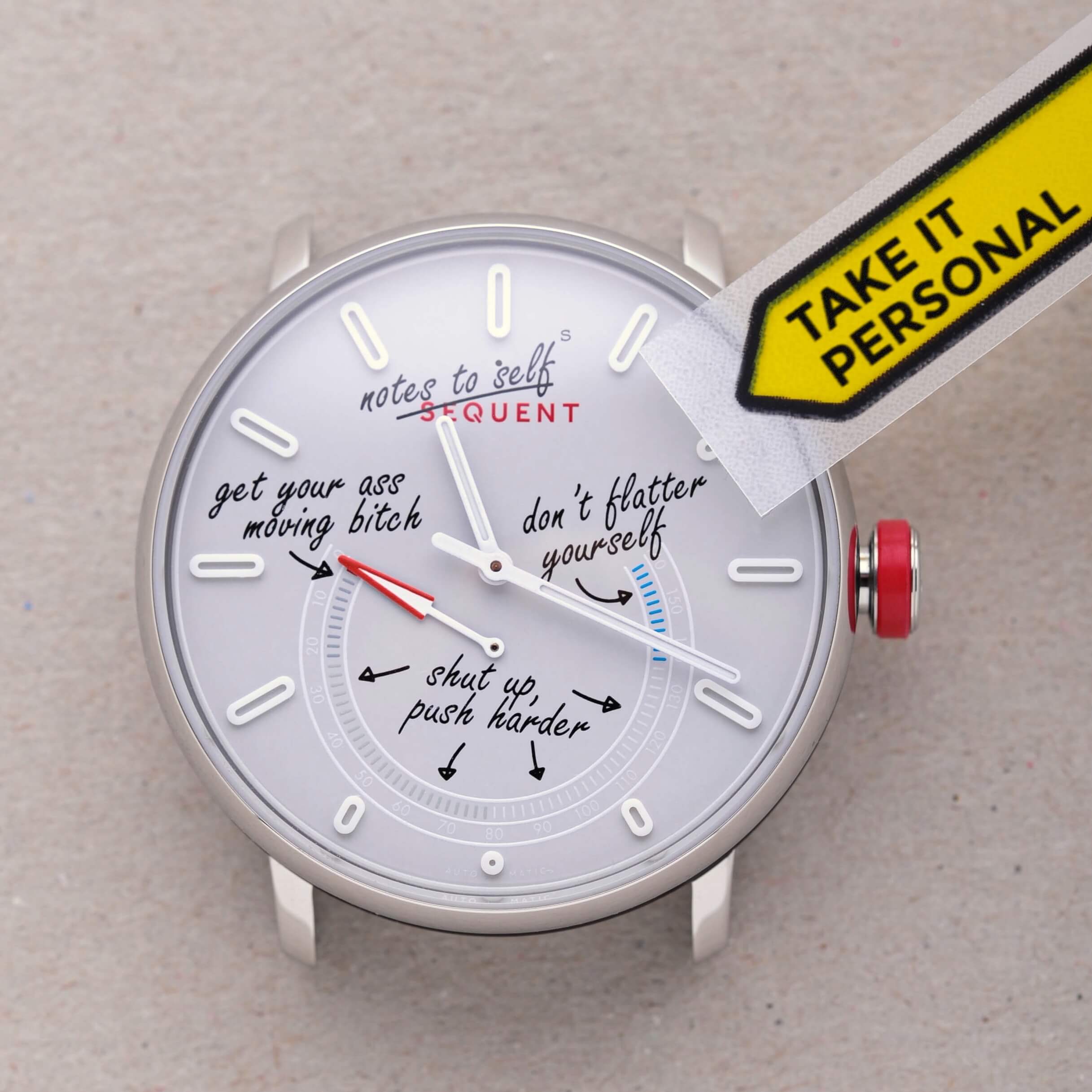 Smart(ass) watch - bracelet caoutchouc noir