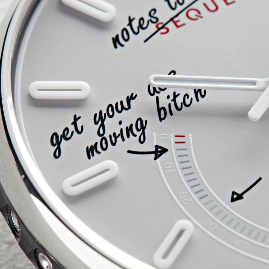 Smart(ass) watch - bracelet caoutchouc noir