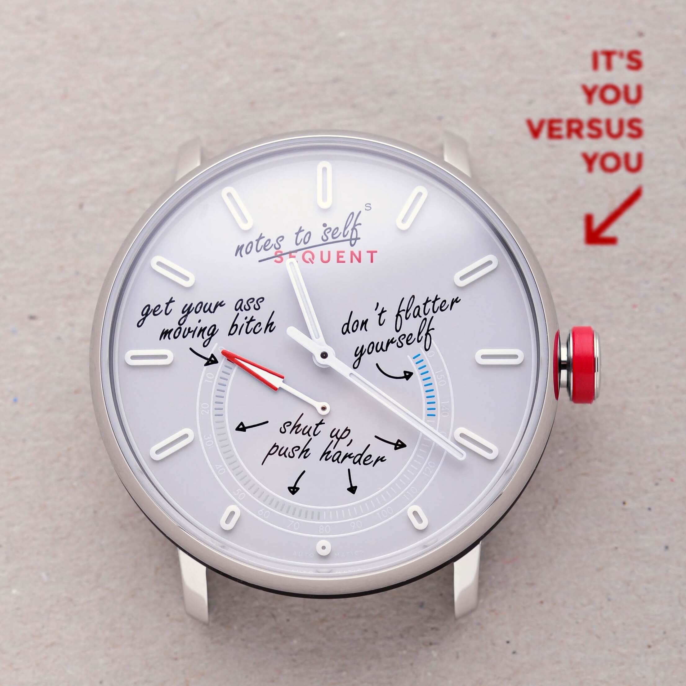 Smart(ass) watch - bracelet caoutchouc noir