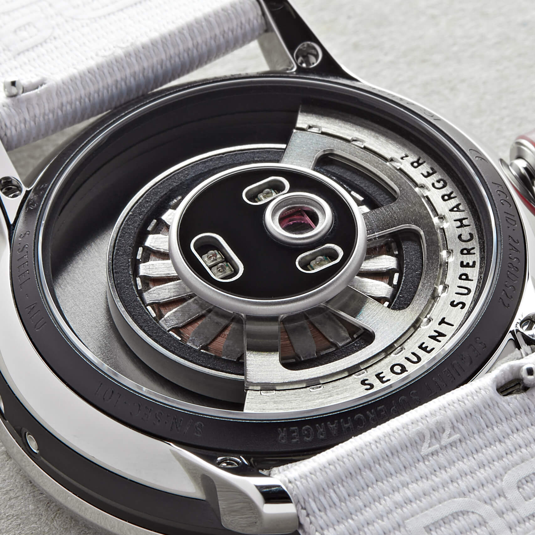 Smart(ass) watch - bracelet caoutchouc noir